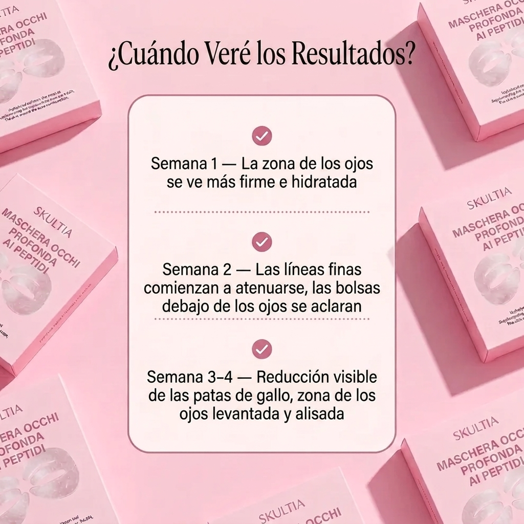 Mascarilla para Ojos de Colágeno con Péptidos Profundos