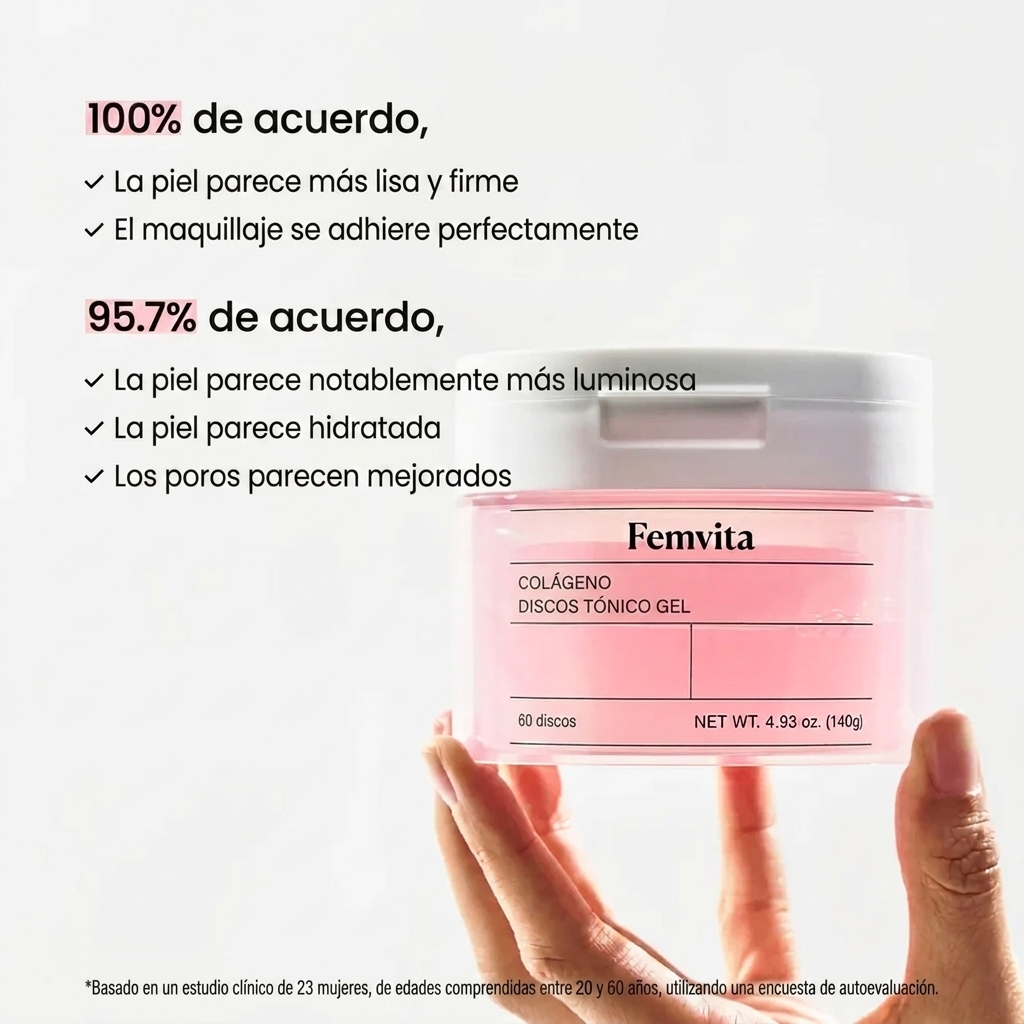 Discos Tónicos de Colágeno en Gel