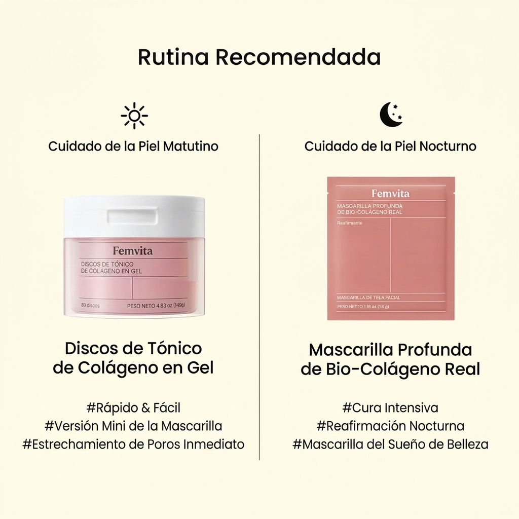Discos Tónicos de Colágeno en Gel