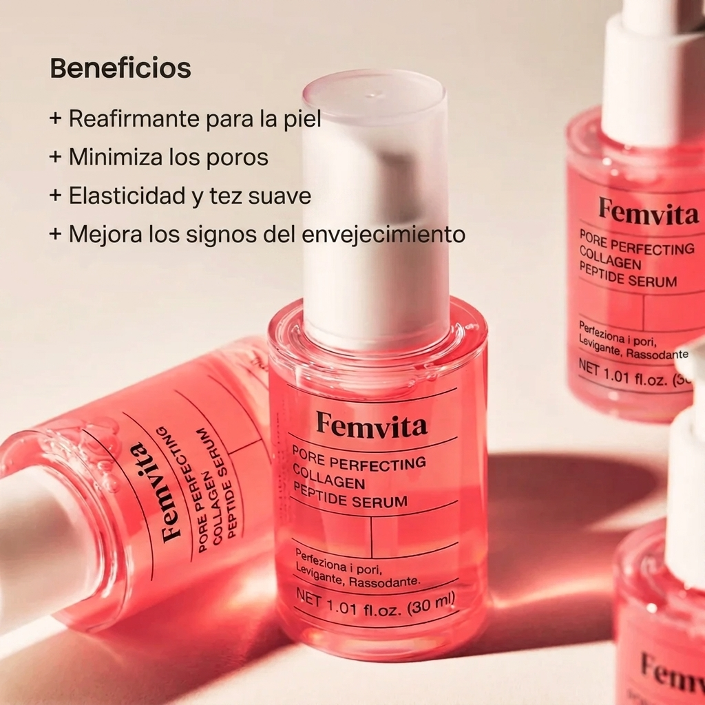 Sérum Peptídico de Colágeno para Poros Perfectos
